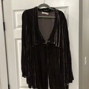 Johnny Was 4LoveAndLiberty Velvet Jacket Wrap XL